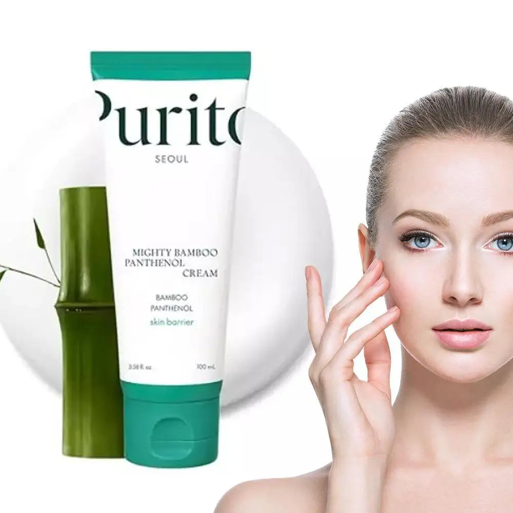 PURITO Bamboo Panthenol Cream – Deep Hydration & Skin Barrier Repair 🌿