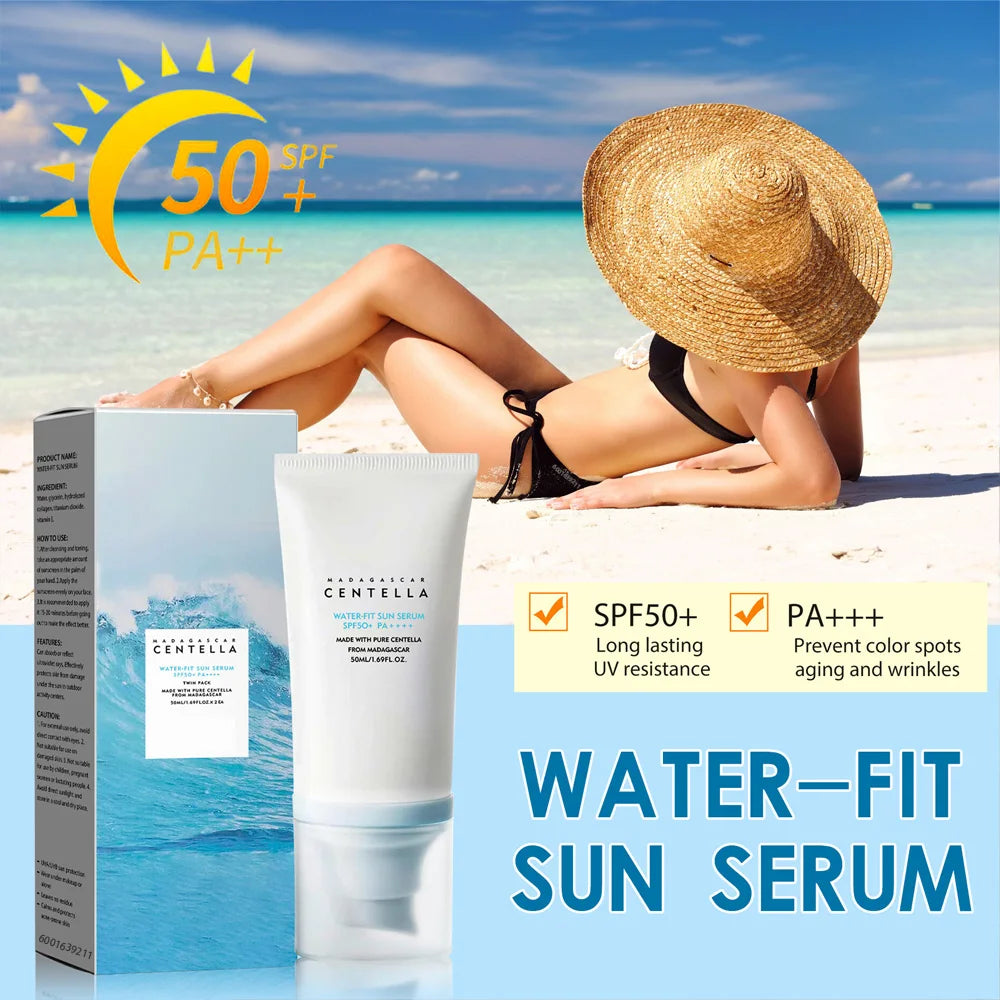 Centella SPF50+ Sun Cream – Moisturizing Korean UV Shield