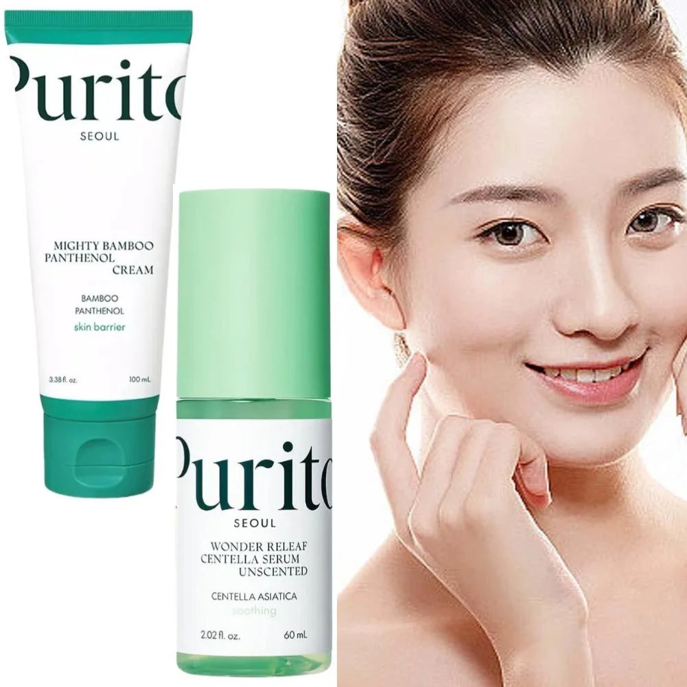 PURITO Bamboo Panthenol Cream – Deep Hydration & Skin Barrier Repair 🌿