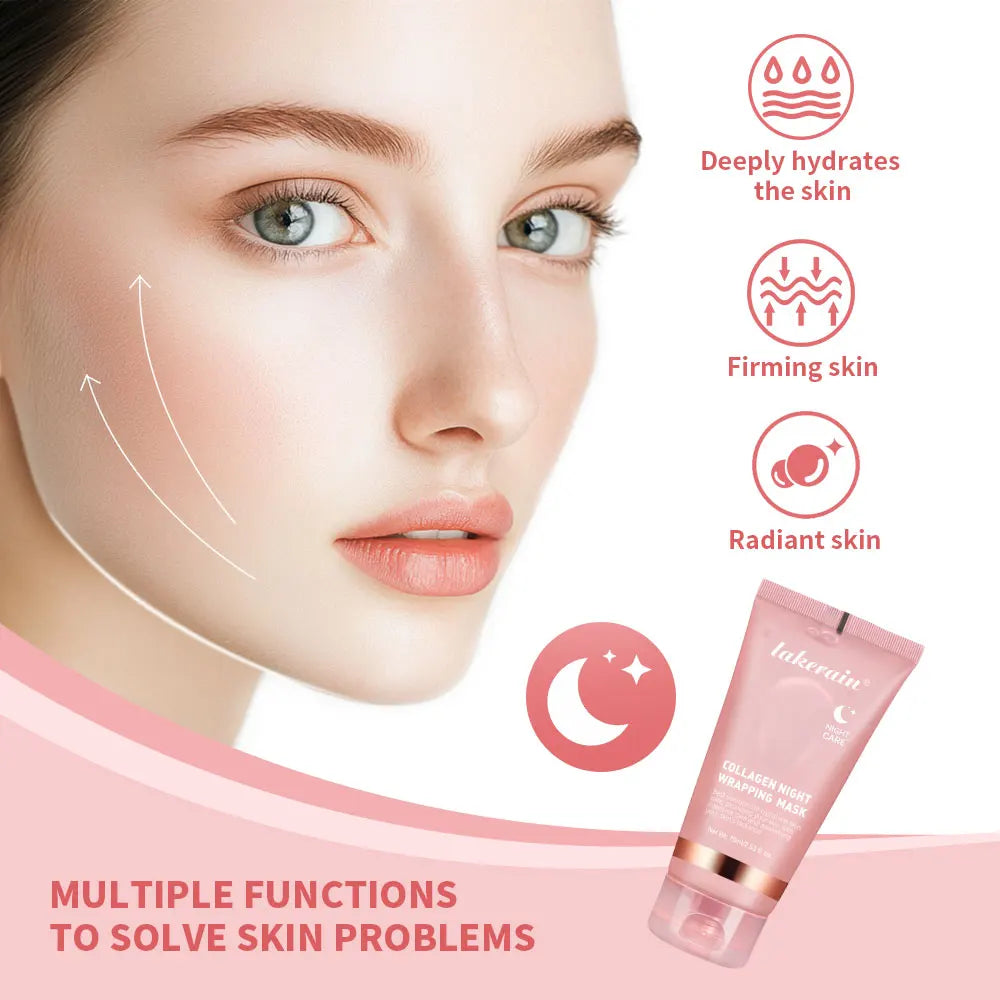 Korean Bio Collagen Sleeping Mask for Glowing Skin