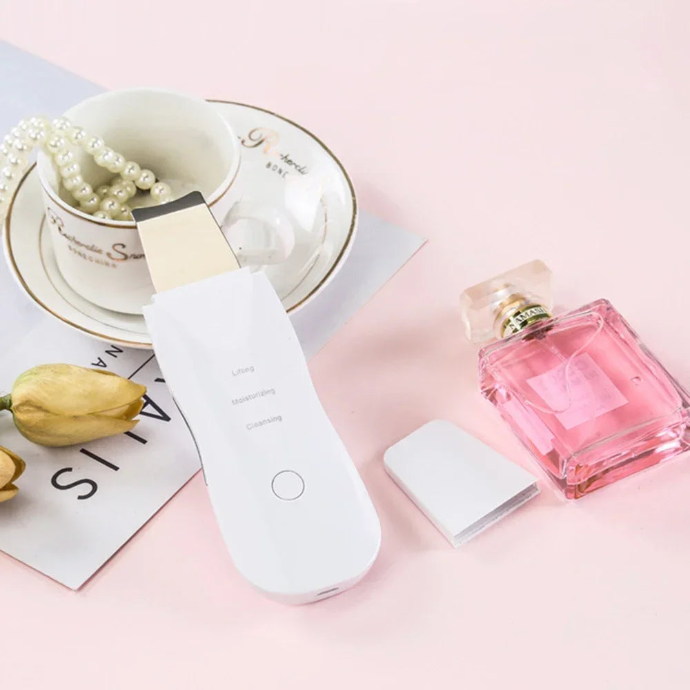 GlowPro™ Ultrasonic Skin Scrubber – Instantly Remove Blackheads & Reveal Clear, Glowing Skin ✨