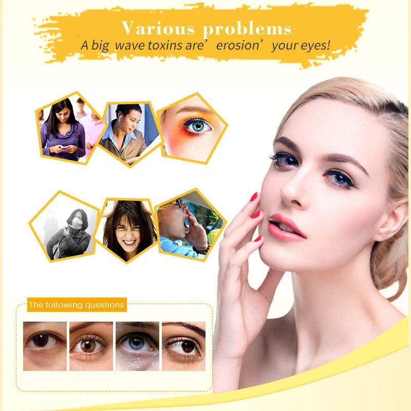 SADOER CrystalLift Gold Eye Mask