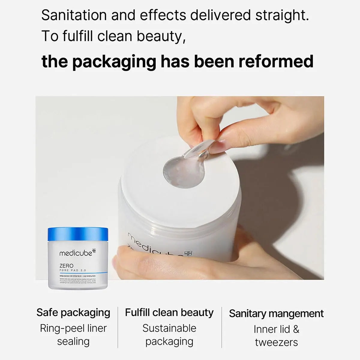Medicube Zero Pore Pads 2.0 – Deep Clean & Hydrating Pads ✨