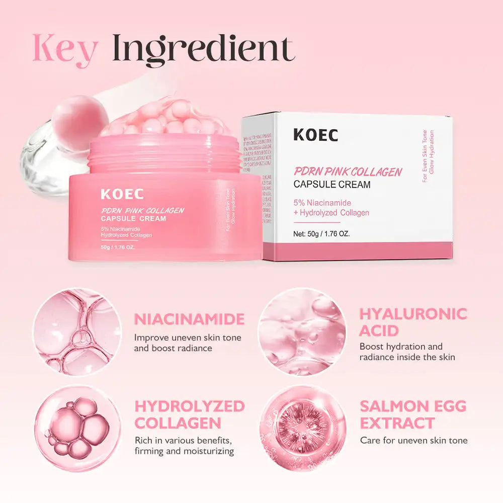 KOEC Elasticity Boost Pink Cream – Collagen Repair Care