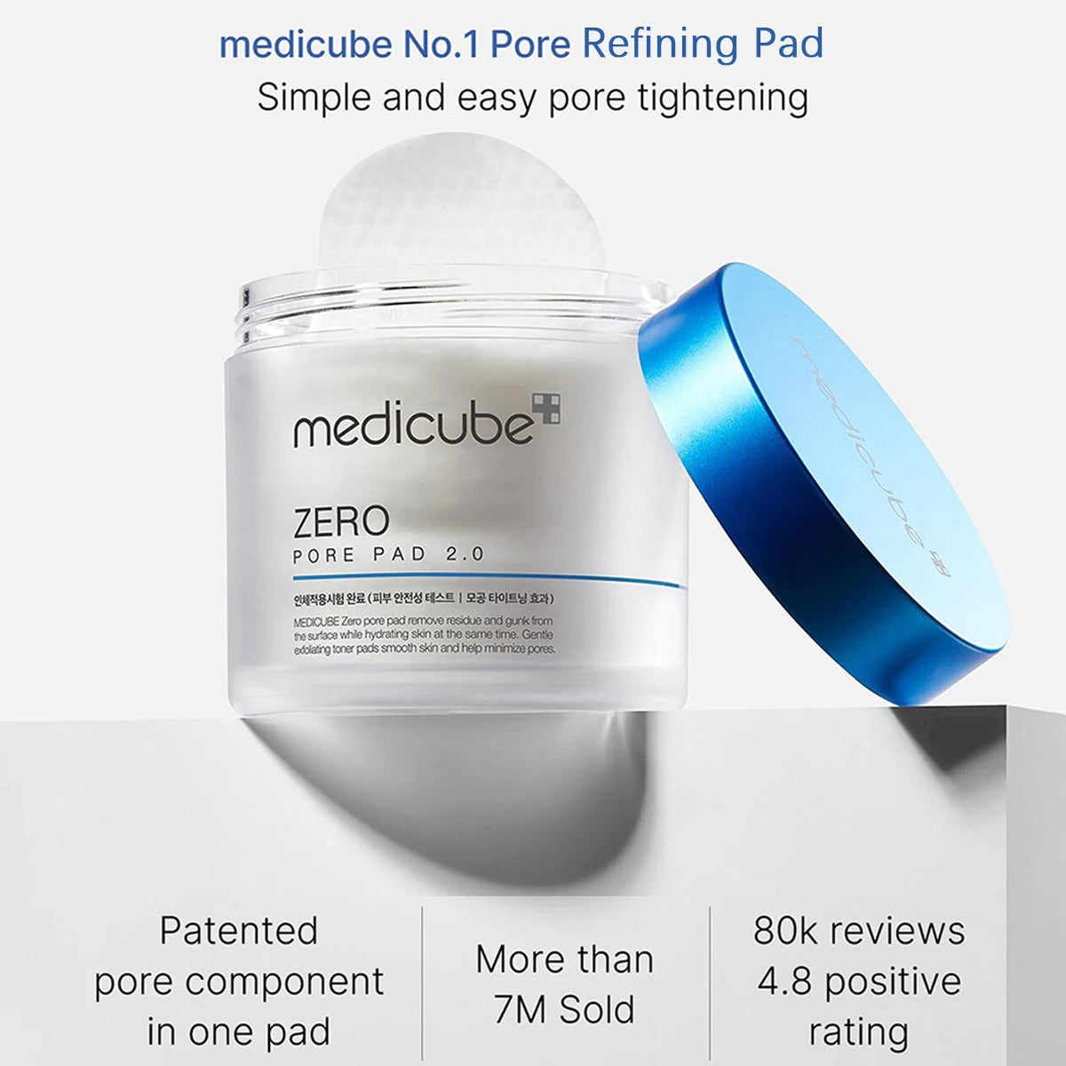 Medicube Zero Pore Pads 2.0 – Deep Clean & Hydrating Pads ✨