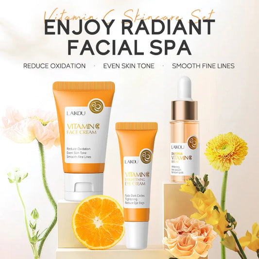 Korean Vitamin C Skincare Set ✨ Glow, Hydrate & Smooth Fine Lines