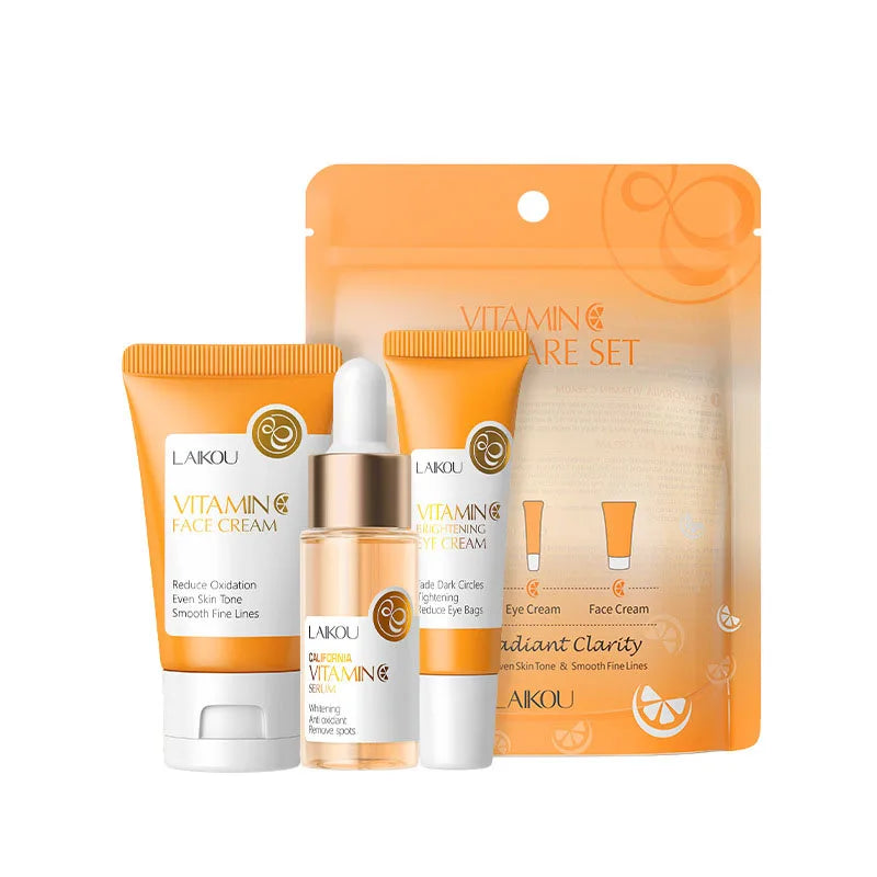 Korean Vitamin C Skincare Set ✨ Glow, Hydrate & Smooth Fine Lines