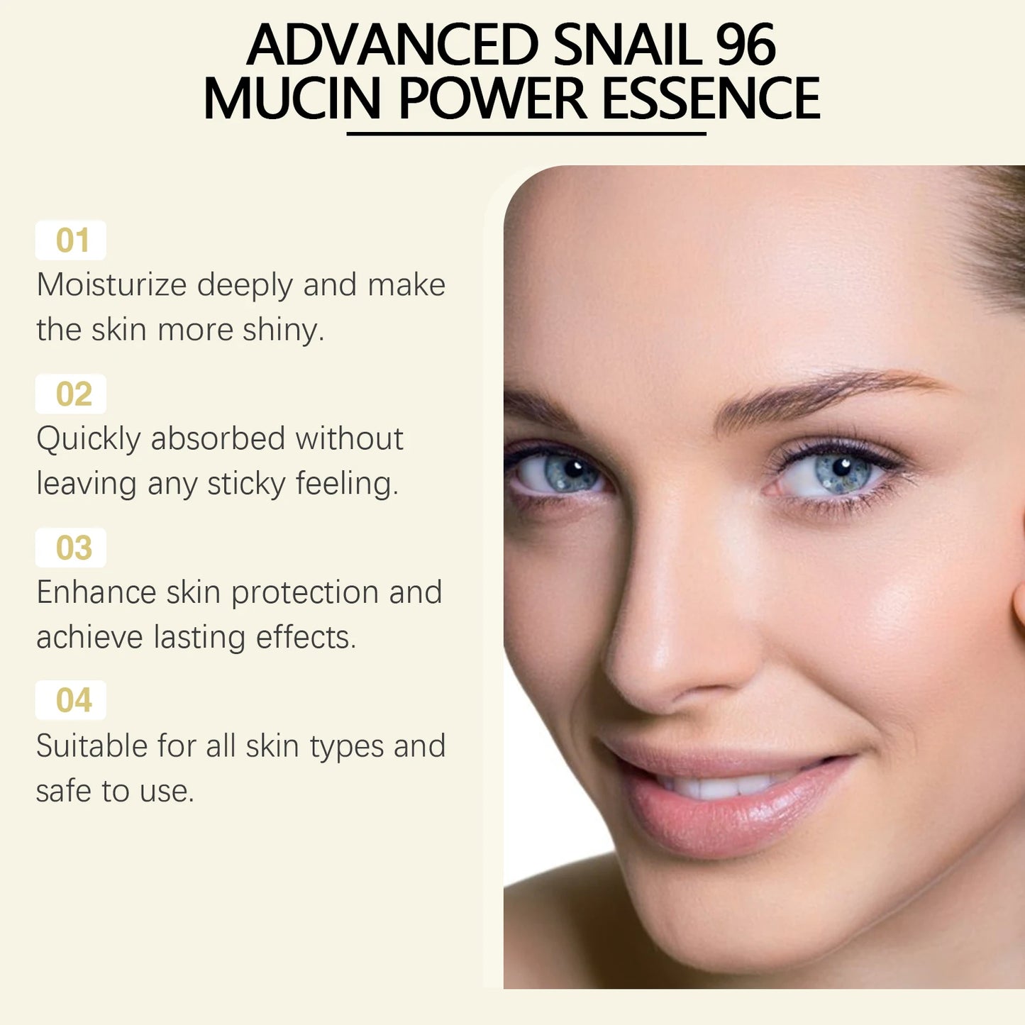 Snail 96 Mucin Essence – Hydrate, Firm & Glow ✨