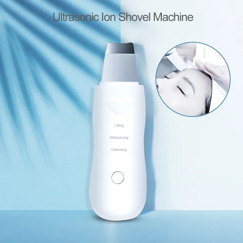 GlowPro™ Ultrasonic Skin Scrubber – Instantly Remove Blackheads & Reveal Clear, Glowing Skin ✨