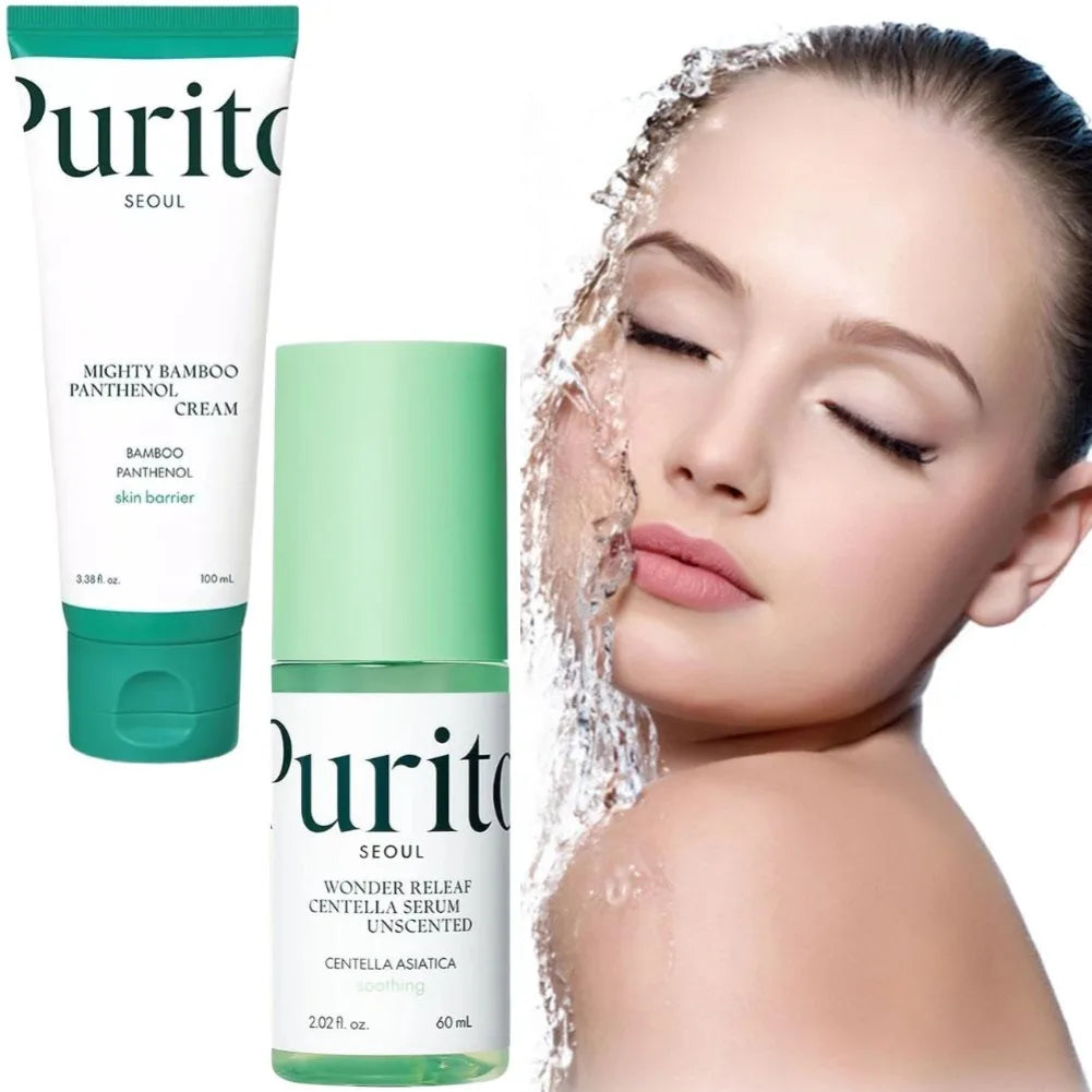 PURITO Bamboo Panthenol Cream – Deep Hydration & Skin Barrier Repair 🌿