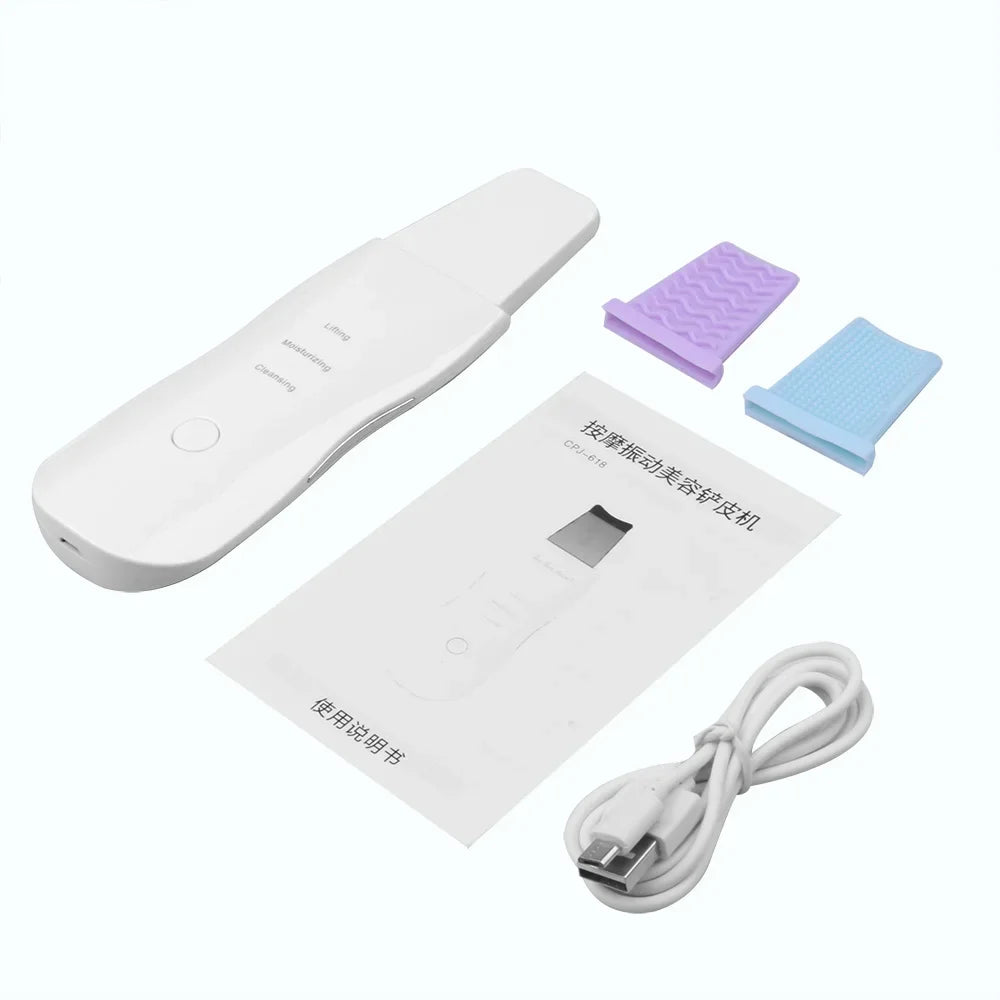 GlowPro™ Ultrasonic Skin Scrubber – Instantly Remove Blackheads & Reveal Clear, Glowing Skin ✨