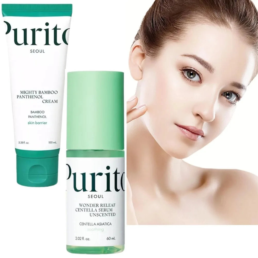 PURITO Bamboo Panthenol Cream – Deep Hydration & Skin Barrier Repair 🌿