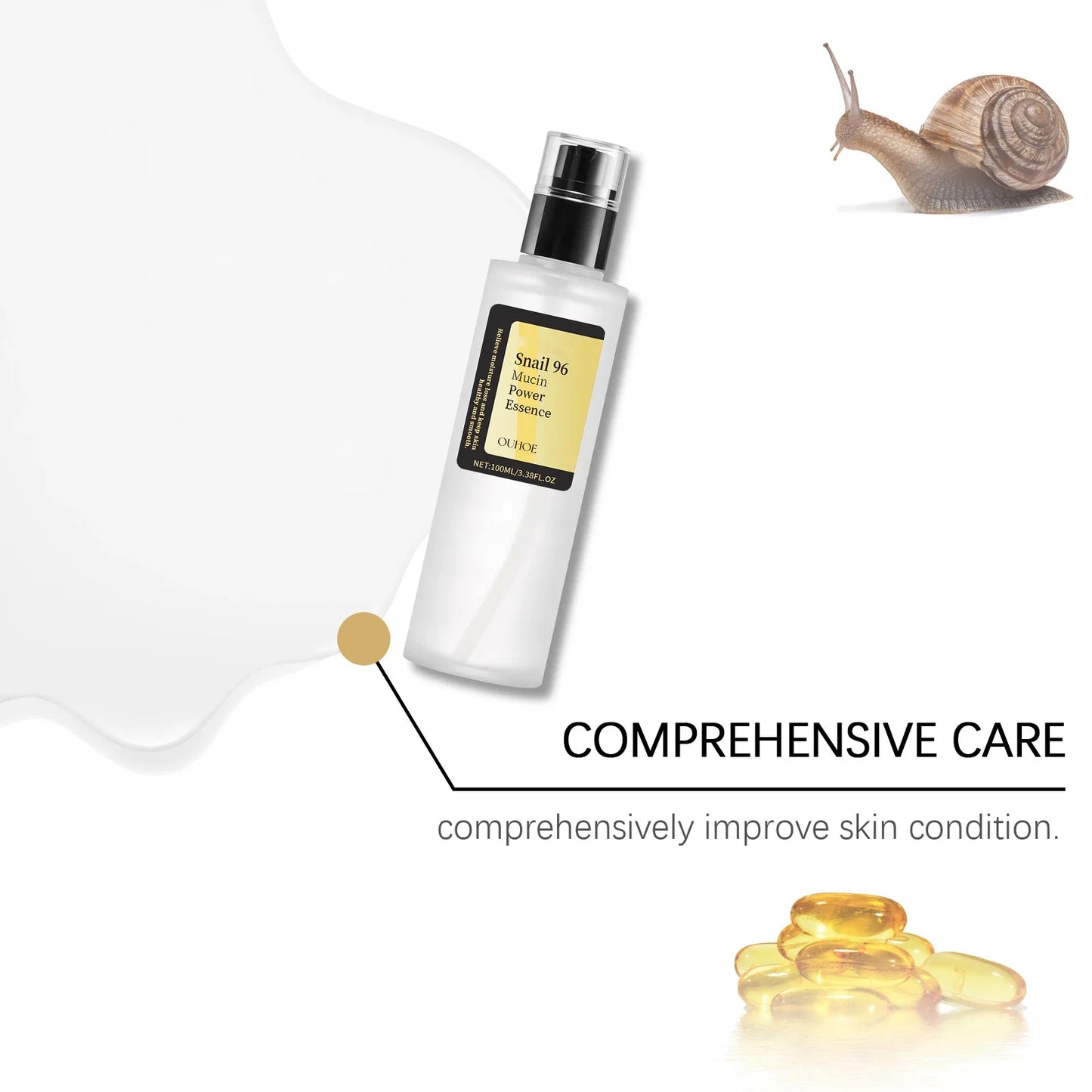 Snail 96 Mucin Essence – Hydrate, Firm & Glow ✨