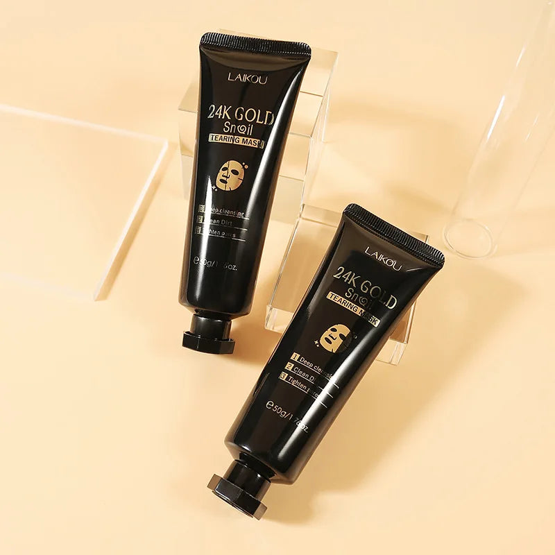 LAIKOU 24K Gold Sakura Peel-Off Mask – Glow & Pore Refining Care ✨
