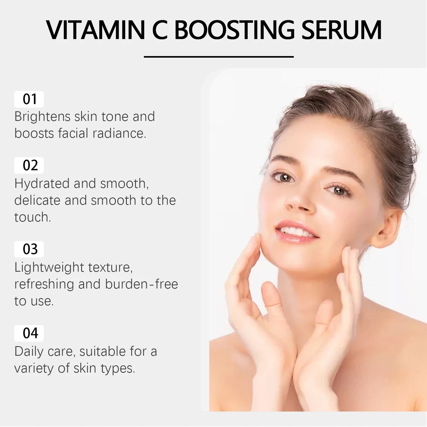 Vitamin C Face Serum 30ml – Brightening, Hydrating & Firming