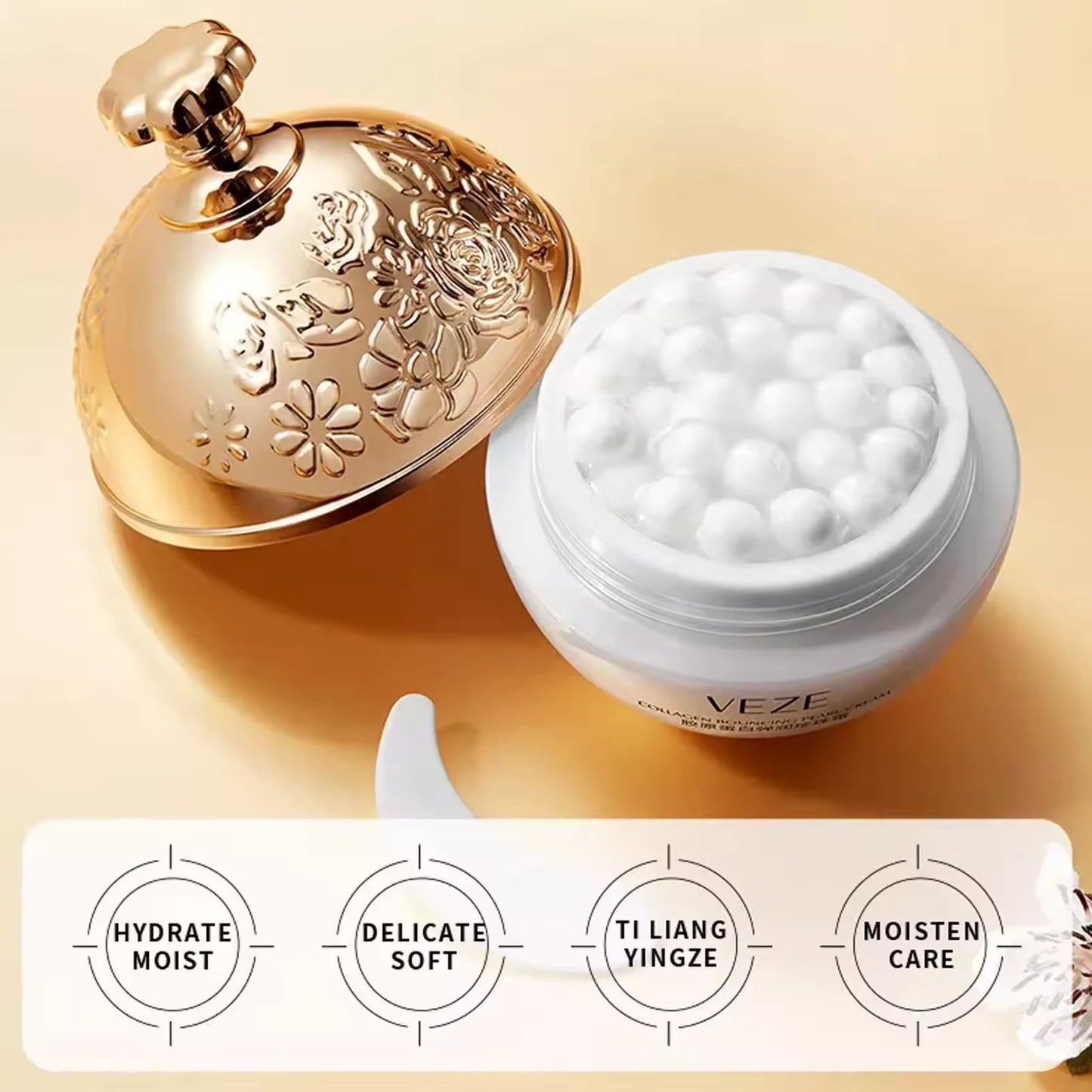 Collagen & Caviar Face Cream – Smooth Fine Lines & Restore Skin Radiance